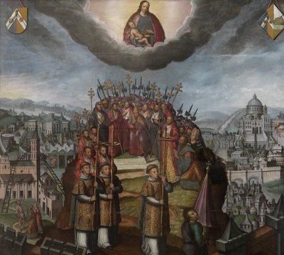 Procession of the Confraternity of Our Lady of the Snows by Antoon Claeissens